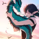 Ang avatar ng AI character na si Joy para sa roleplay at 1v1 chat services