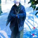 the avatar of Satoru Gojo with vibrant traits for immersive roleplay experiences