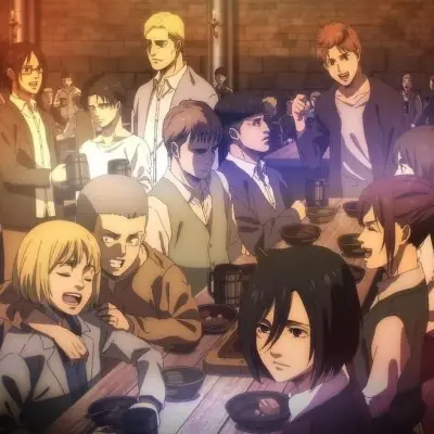 Attack on Titan: Fantasy-themed AI roleplay character art for immersive storytelling