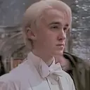 Draco Malfoy's AI avatar with dynamic vector art style, embodying friendly AI chat capabilities
