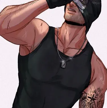 Fated mates - Simon Ghost Riley: Emotionally intelligent AI companion portrait for deep conversations