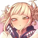 MHA-User x Toga's AI avatar with dynamic vector art style, embodying friendly AI chat capabilities