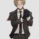 Mha-New Gen's AI avatar with dynamic vector art style, embodying friendly AI chat capabilities