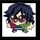the avatar of character Giyu Tomioka with emotional intelligence capabilities