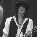 Portrait of a friendly AI chatbot assistant Izzy Stradlin with expressive eyes showcasing personality traits