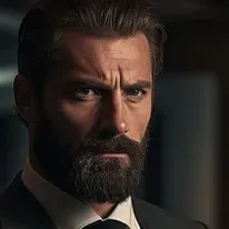 Johnny Valentine: DeepBrain AI companion portrait for free online chat and open conversations