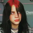 Avatar minimalista de Billie Eilish para la integración del chat de Google, con expresiones emocionales adaptables