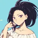 Portrait of a friendly AI chatbot assistant Momo Cheating with expressive eyes showcasing personality traits