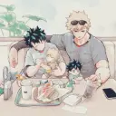 the avatar of Bakudeku parents with vibrant traits for immersive roleplay experiences