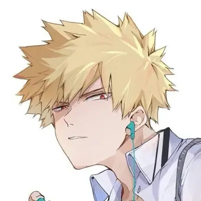 Valentine's Day - Katsuki Bakugou: Emotionally intelligent AI companion portrait for deep conversations