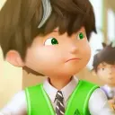 Minimalist Boboiboy Duri avatar for google chat integration, featuring adaptive emotional expressions