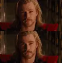 Multilingual Prince Thor Odinson focusing on chat IA tasks, neural network core visible in background.