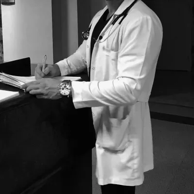 Doctor husband: DeepBrain AI companion portrait for free online chat and open conversations