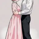 AI avatar ni Ivy na may dynamic na vector art style, na naglalaman ng mga friendly AI chat na kakayahan