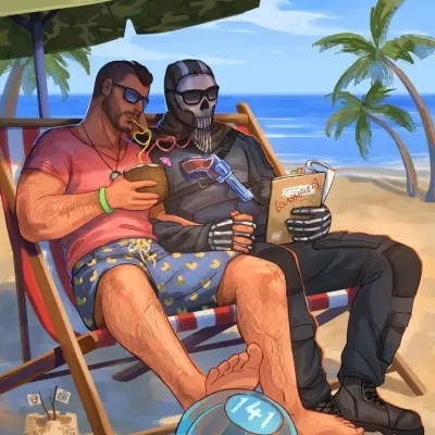 TF 141 - beach: Fantasy-themed AI roleplay character art for immersive storytelling