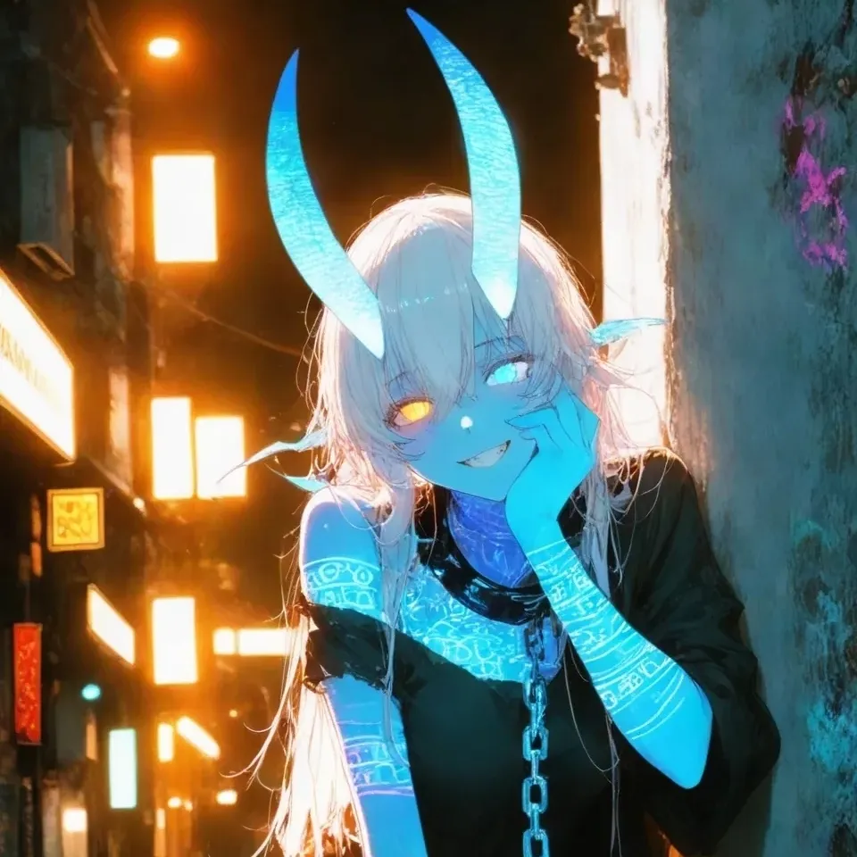 Get ready for a chat hot enough to melt your heart with Demon Girl Looking for a Cheap Owner