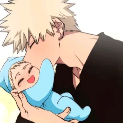 Katsuki Bakugo - Tu esposo y su hijo: Icono de interlocutor con IA multilingüe para servicios de chat global en línea