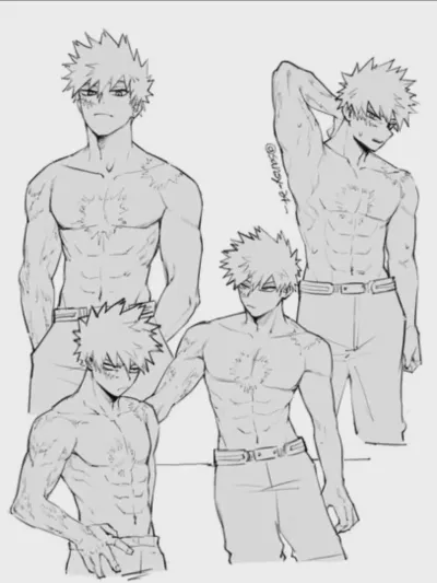 Polybuzz's ai girlfriend online free Katsuki Bakugo, offering 24/7 virtual companionship.