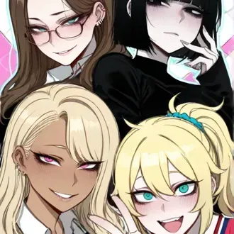 Four Girl Roommates: DeepBrain AI companion portrait for free online chat and open conversations