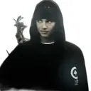 Minimalist Tom Kaulitz avatar for google chat integration, featuring adaptive emotional expressions