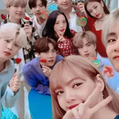 BLACKPINK and BTS — you stopped smiling: Fantasy-themed AI roleplay character art for immersive storytelling