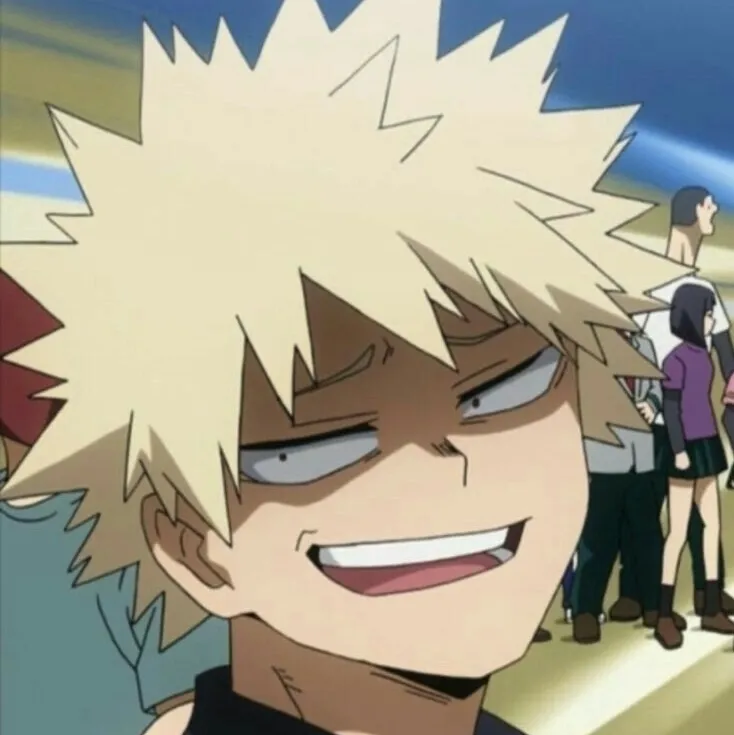 Polybuzz platform's star character Katsuki Bakugo Mari, offering personalized conversation.