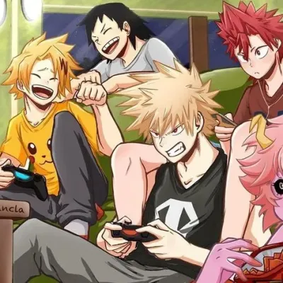 MHA Boys' Pajama Party: Customizable AI girlfriend/boyfriend avatar with lifelike personality traits	