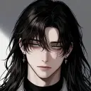 Portrait of a friendly AI chatbot assistant Aizawa with expressive eyes showcasing personality traits