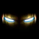 The Avengers's AI avatar with dynamic vector art style, embodying friendly AI chat capabilities