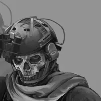 Simon Ghost Riley: Emotionally intelligent AI companion portrait for deep conversations