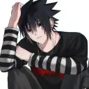 Avatar inspirado em IA do cérebro profundo de Sasuke uchiha com recursos de companheiro virtual inteligente