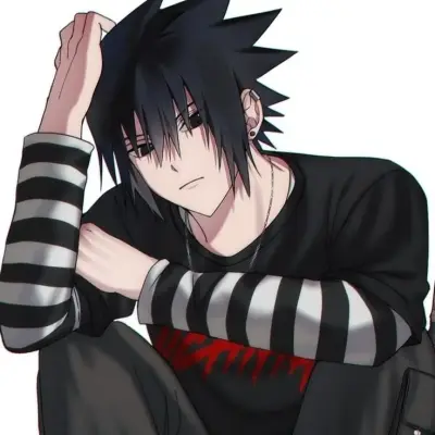 Sasuke uchiha: Arte de personagem de RPG de IA com tema de fantasia para narrativa envolvente