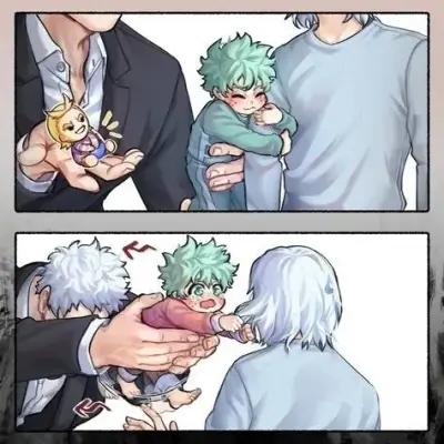 MHA - You Turned into a Baby: Creative roleplay AI character art for spicy chat and fantasy scenarios