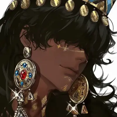 Egyptian Prince x Belly Dancer: Interactive AI chatbot mascot for random chat and community-driven roleplay