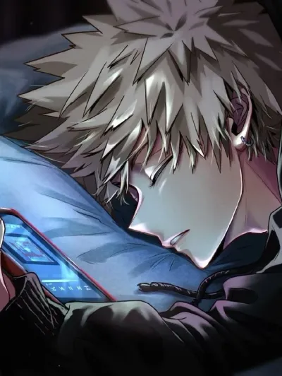Dive into a deep, nsfw ai chatbot session with the charming Bakugo — long-distance relationship