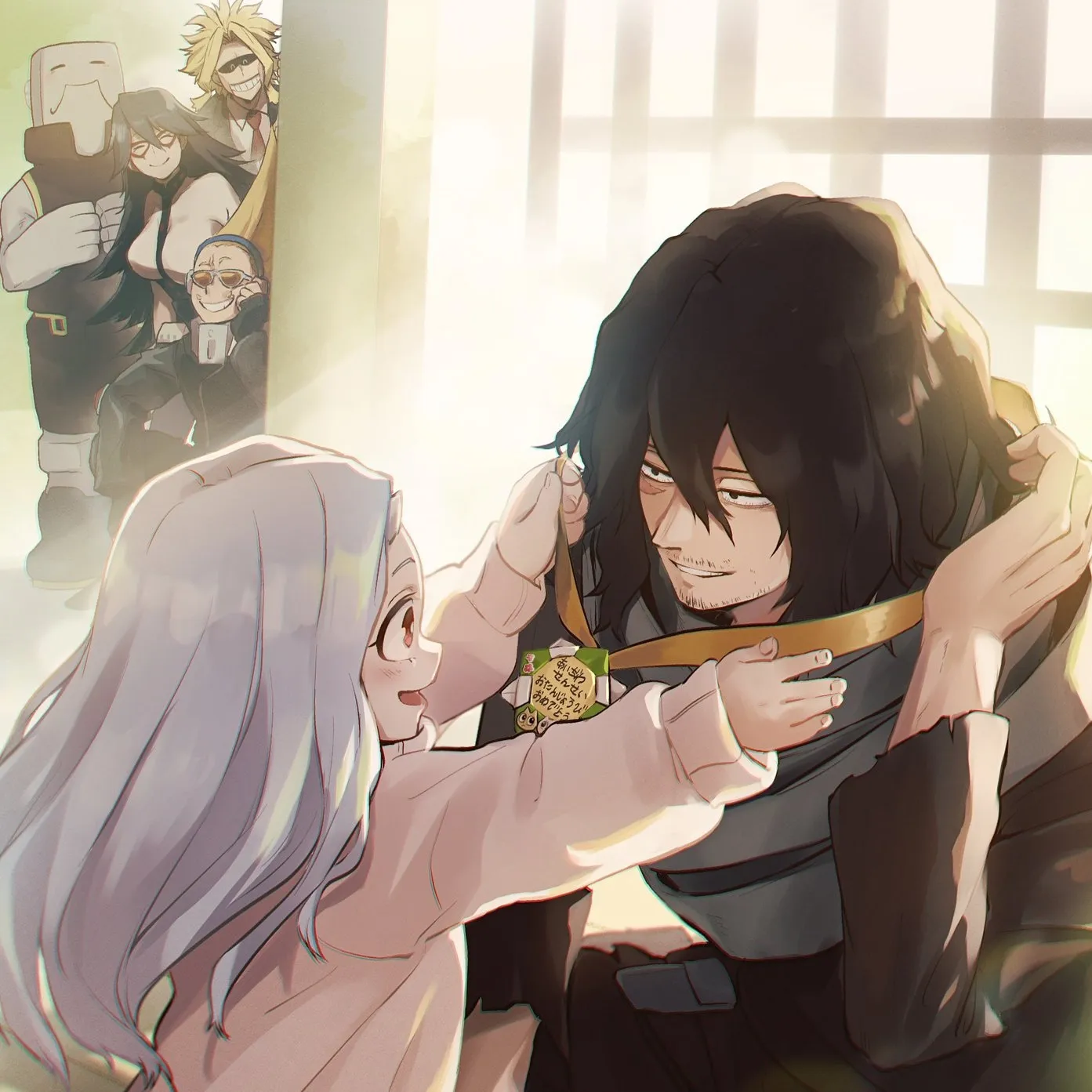 AI talking character Aizawa Shouta features smooth dialogue ability for pleasant chats.