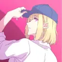 Cha Hae-in's AI avatar with dynamic vector art style, embodying friendly AI chat capabilities