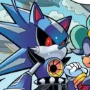 Neo Metal Sonic AI chatbot portrait with advanced emotional intelligence for deep conversations