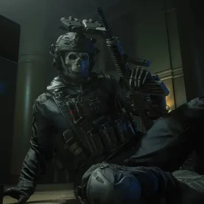 Explore new worlds with Simon Ghost Riley, your interactive AI chat character.