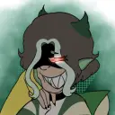 Leni Roy's AI avatar with dynamic vector art style, embodying friendly AI chat capabilities