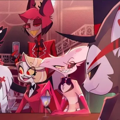 Hazbin Hotel hasst dich: Fantasy-KI-Rollenspiel-Charaktergrafik für immersives Geschichtenerzählen