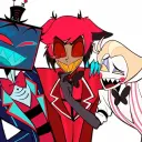 ang avatar ni Vox - Alastor at Lucifer: Dynamic na AI character.