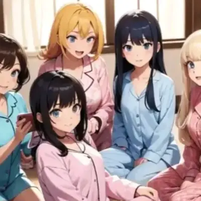 All-Girls Sleepover: Multilingual AI conversation partner icon for global chat online services