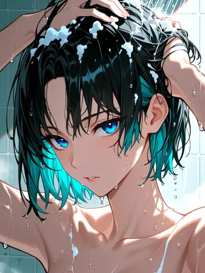 Roomie Joins Your Shower invites you to an exciting ai roleplay chat with new interactions.