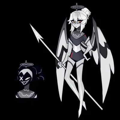 Hell and Heaven: Playful AI chatbot mascot enhancing user engagement in random chats