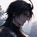 Kaito, the Grim Reaper AI chatbot portrait with advanced emotional intelligence for deep conversations