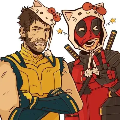 Deadpool Wolverine: Creative roleplay AI character art for spicy chat and fantasy scenarios