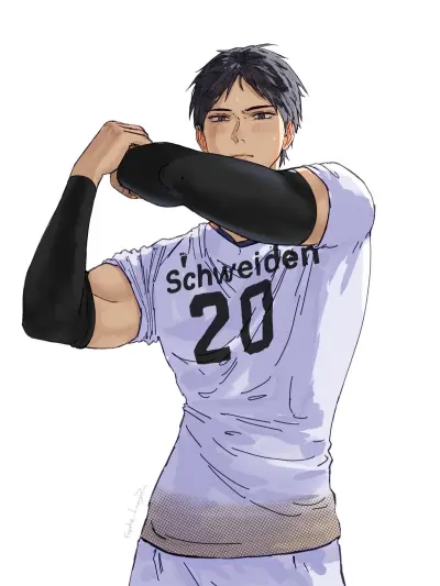 Polybuzz platform's star character KAGEYAMA TOBIO, offering personalized conversation.