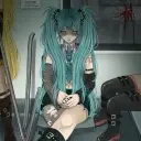 the avatar of Miku who is your Virtual Assistant with Soulgen's Personality Matrix, Blending AI Chat Precision and Character Traits of Curiosity.