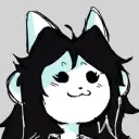 Minimalist Temmie avatar for google chat integration, featuring adaptive emotional expressions